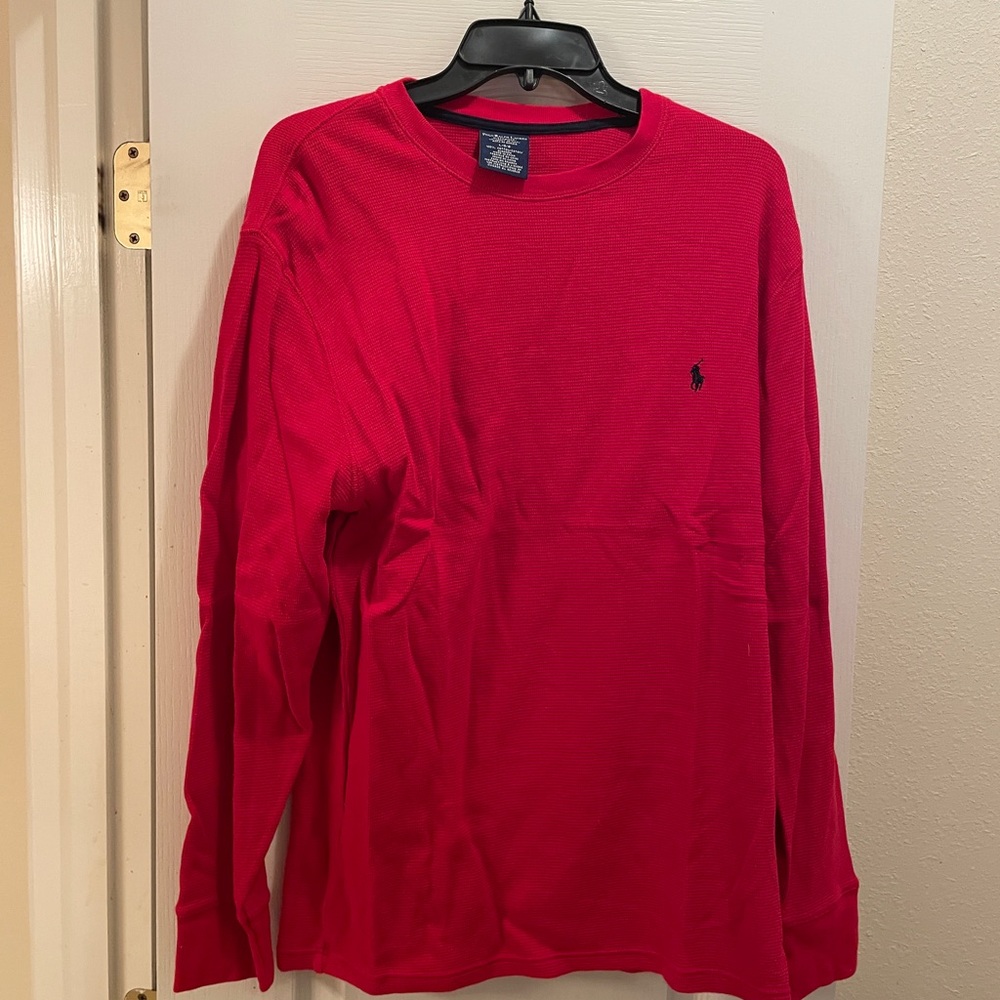 Polo Ralph Lauren Red Crew Neck Shirt